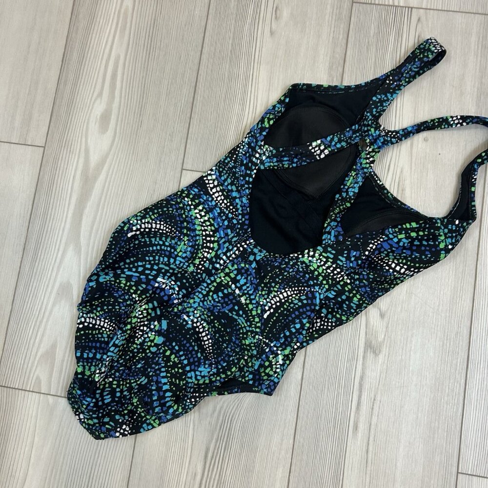 Speedo Womens Size 6 Racerback Athletic Training One Piece Swimsuit - Picture 7 of 11